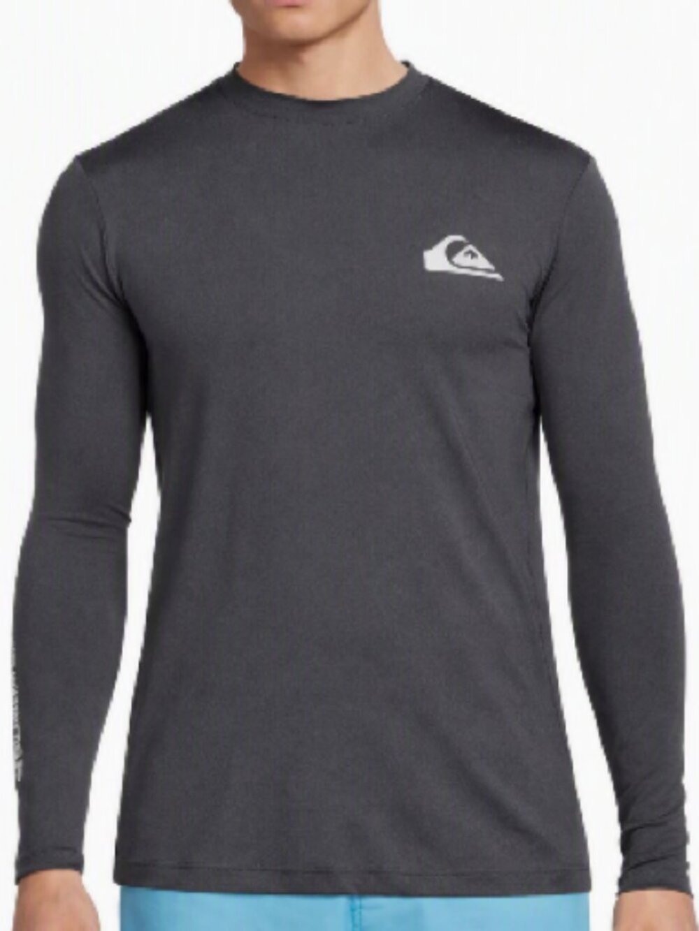 Quiksilver Long Sleeve UPF 50 Men's Surf T-Shirt Rash Guard (M)